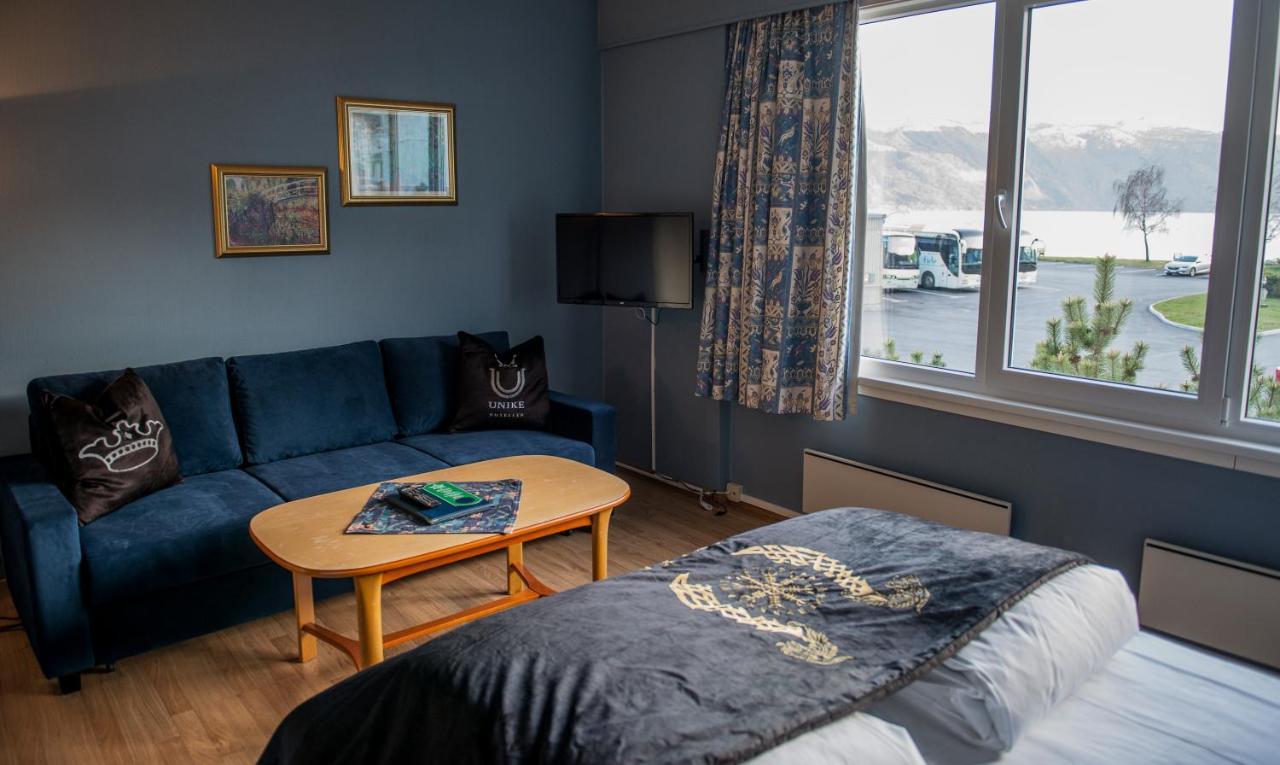 Leikanger Fjordhotel - Unike Hoteller Zewnętrze zdjęcie